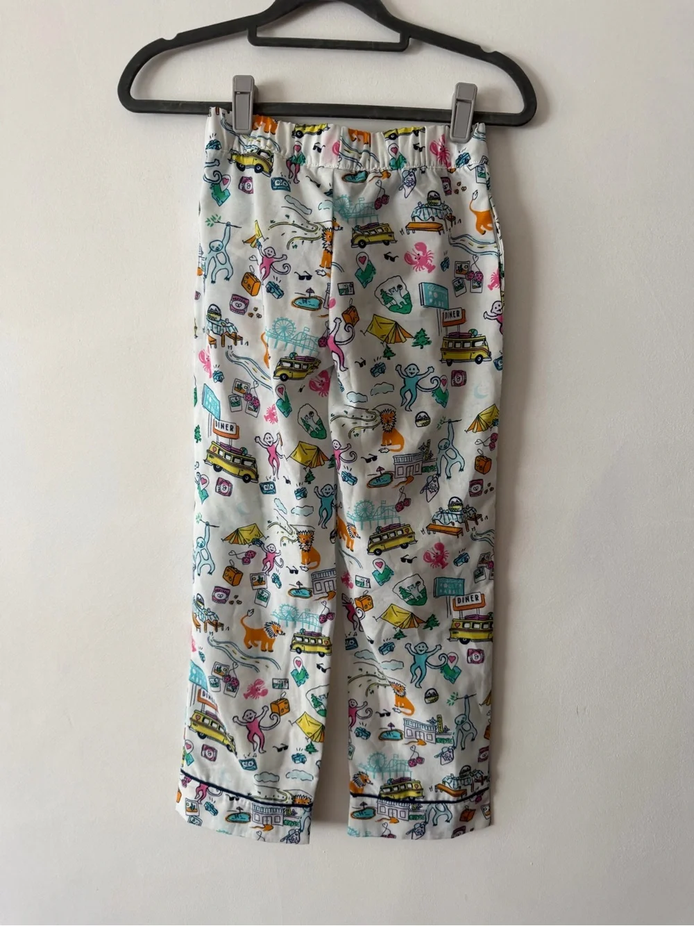 Roller Rabbit x Target Kids Pajama Pants with Roadtrip Cartoon Motif S 6/7 NWT